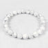 Howlite Beaded Crystal Bracelet